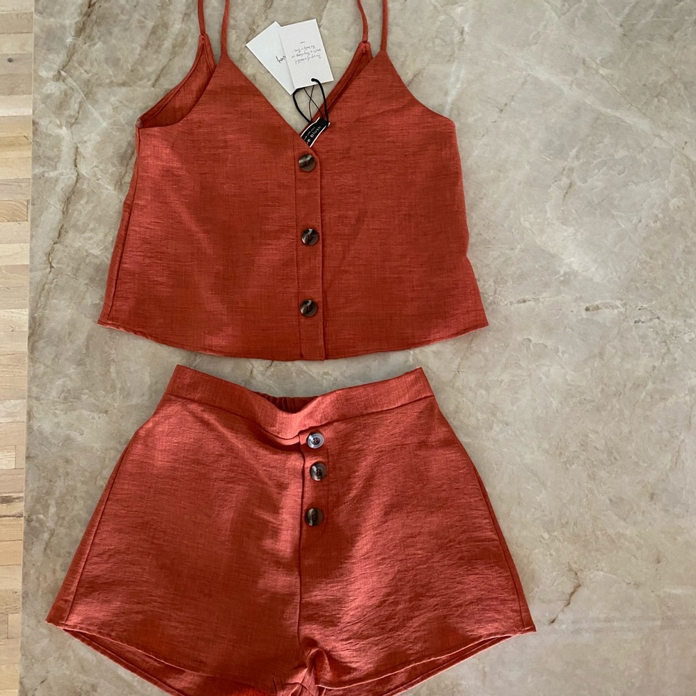 Orange Two Piece Set - image 4